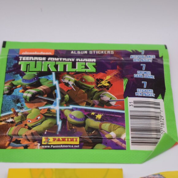 Nickelodeon Teenage Mutant Ninja Turtles Vintage Stickers and Cards by Panini - Picture 2 of 10